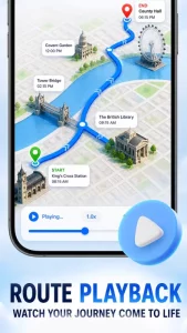 Location History Map Tracker
