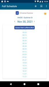Bus Schedules in NYC