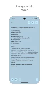 Google Keep - Notes and lists