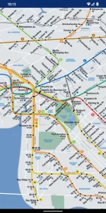 Map of NYC Subway