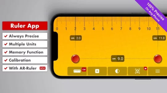 Ruler - Measuring Tape, Inches