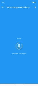 Voice changer with effects