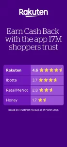 Rakuten: Cash Back and Deals