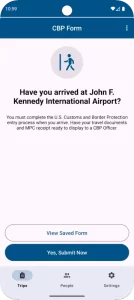 Mobile Passport Control