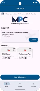 Mobile Passport Control
