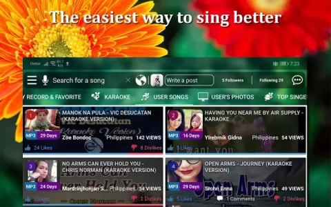 Sing karaoke record karaoke