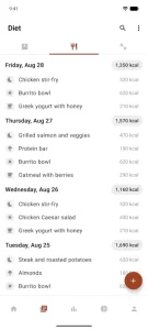 DataBody: Weight & Diet Log