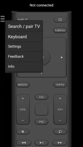 TV Remote Control for Vizio TV
