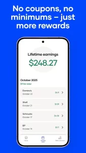 Upside: Gas & Food Cash Back