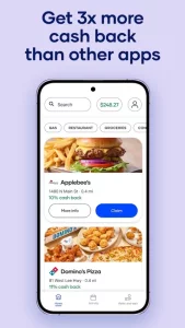Upside: Gas & Food Cash Back