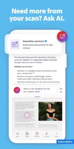 Adobe Scan AI PDF Scanner, OCR