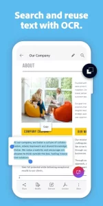 Adobe Scan AI PDF Scanner, OCR