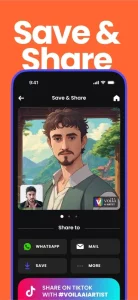Voila AI Artist Cartoon Filter