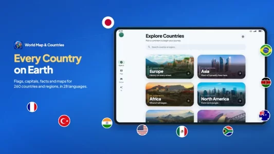 World Map & Countries: AI