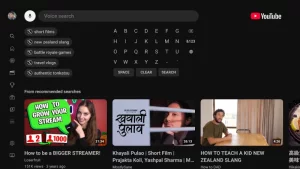 YouTube for Android TV